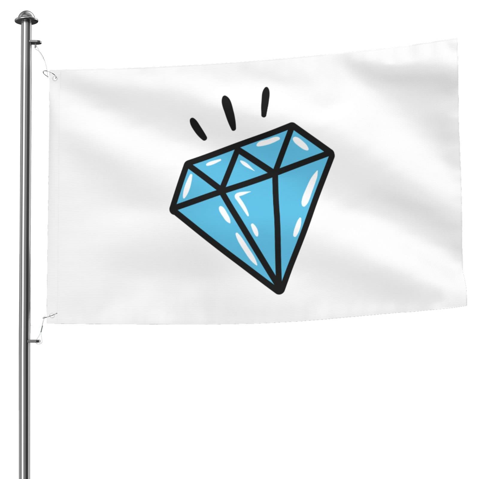 Diamond Flags 5x8 Ft Outdoor Flag Banner Double-Sided Large Size